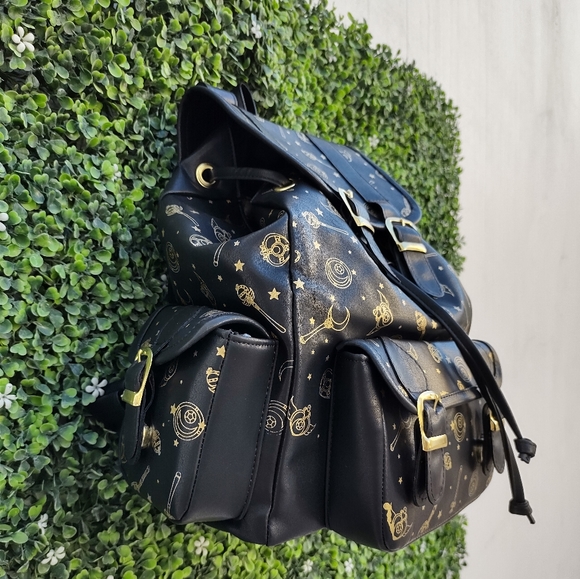 NEW gold and black Sailor Moon anime backpack bag - Picture 8 of 8